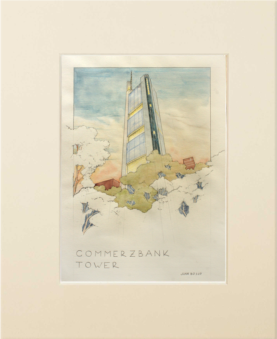 "commerzbank Tower, Frankfurt" - Sail (1229x1300), Png Download
