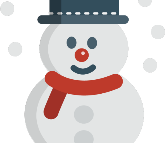 Snowman Clipart Simple - Cute Snowman Round Ornament (640x480), Png Download