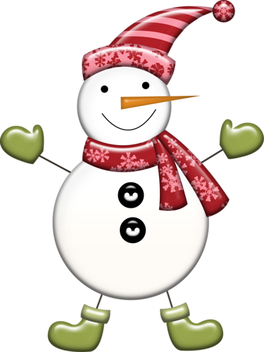 Snowman (375x500), Png Download