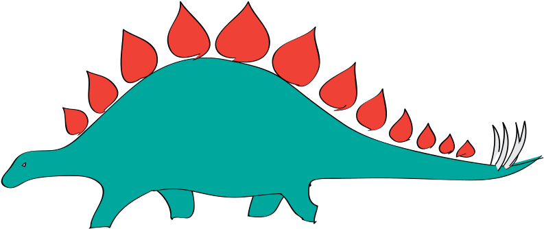 Stegosaurus Dinosaur Toy Rubber Toy Rubber - Stegosaurus Clip Art (680x340), Png Download