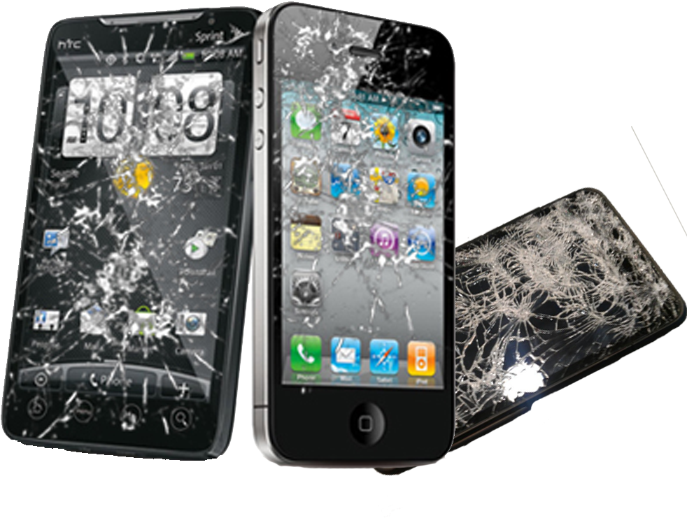 Cell Phone Repair In Palm Jumeirah Fix Cracked Screens - Mobile Phone (1024x819), Png Download