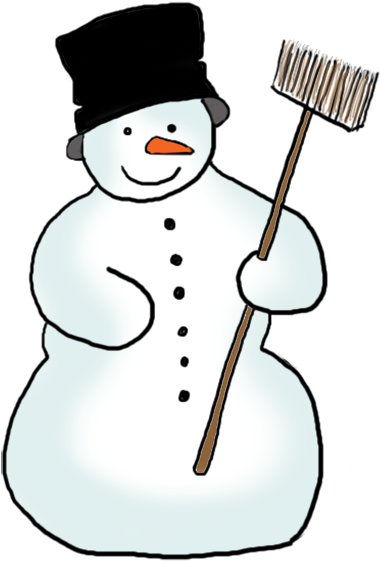 Freeuse Stock Christmas Clip Art Tree With Decorations - Snowman Clip Art (441x591), Png Download