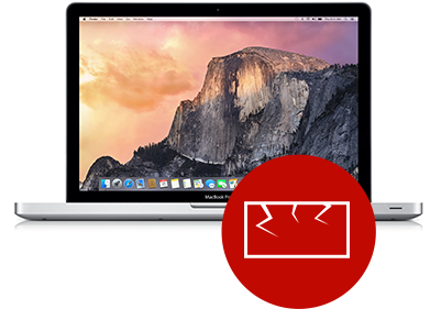 Got A Cracked Screen - Apple Macbook Pro (400x400), Png Download