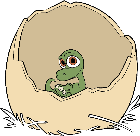 Dinosaur Clipart Arlo - Good Dinosaur Characters Drawings (561x556), Png Download