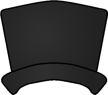Hat For A Snowman (406x357), Png Download