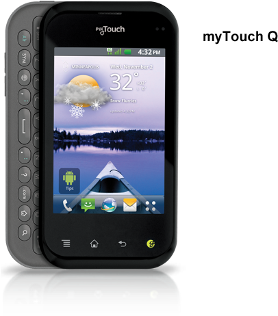We've Announced Our Full-service Lg Mytouch Q Screen - Lg Prepaid Mytouch Q Smartphone (450x465), Png Download