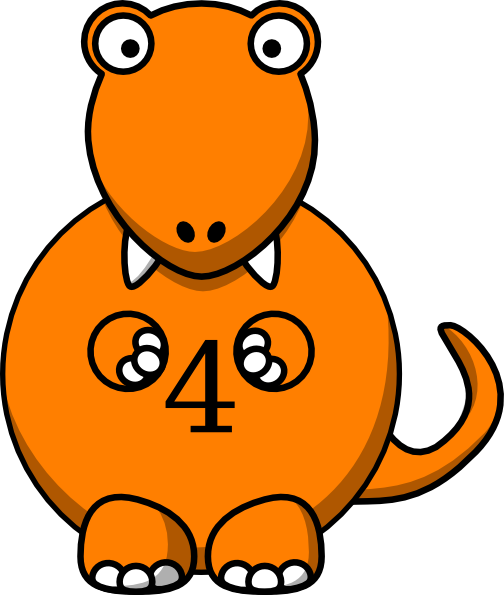 Cartoon Dinosaurs (504x595), Png Download