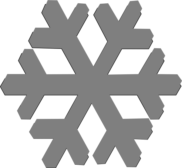 Snow Flake Png (600x554), Png Download