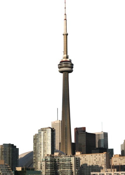 Toronto Cn Tower - Cn Tower No Background (428x600), Png Download