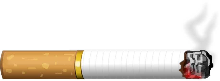 Tobacco Pipe Cigarette Smoking - Cigarette Png (916x340), Png Download