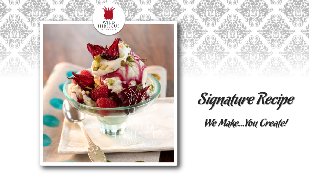 Wild Hibiscus Ice Cream Sundae - Berry Sundae (1024x583), Png Download