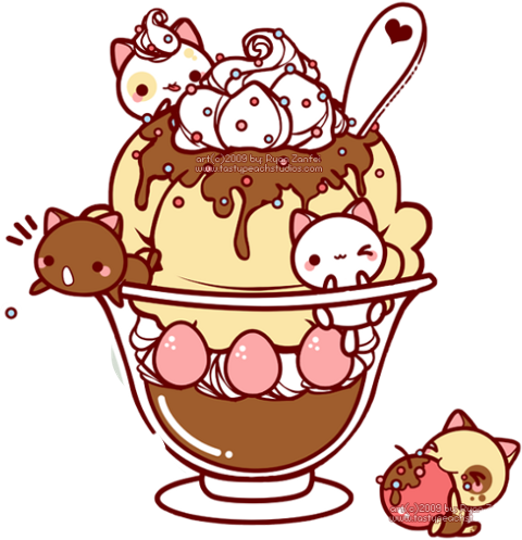 Kawaii Sweets (480x497), Png Download