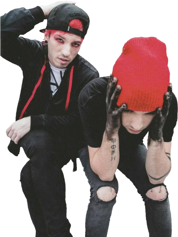 Twenty One Pilots Png (600x819), Png Download