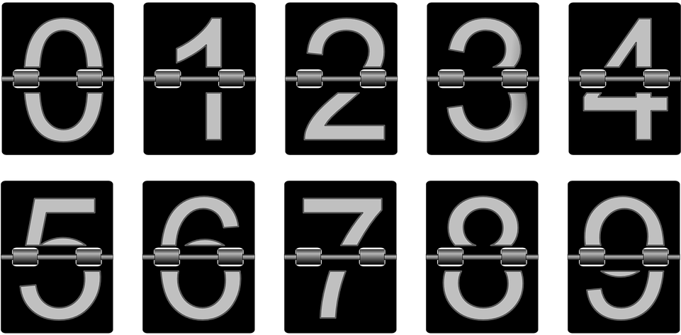 The Quantified Enterprise Stop Guessing And Start Measuring - Flip Clock Numbers Png (960x480), Png Download