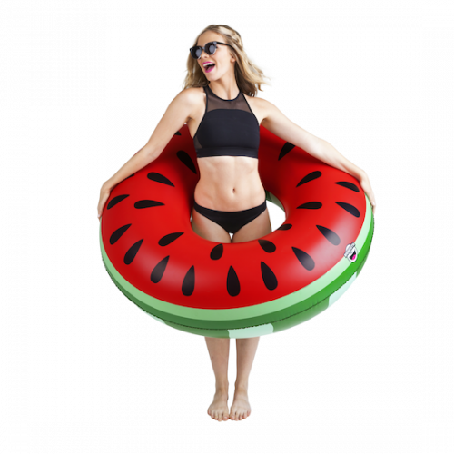 Pool Float - Big Mouth Giant Watermelon Slice Pool Float (500x500), Png Download