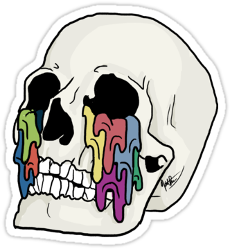 A Skull - Twenty One Pilots Png (375x360), Png Download
