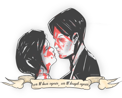 Clip Royalty Free Stock Mcr Drawing - My Chemical Romance Drawings (500x440), Png Download
