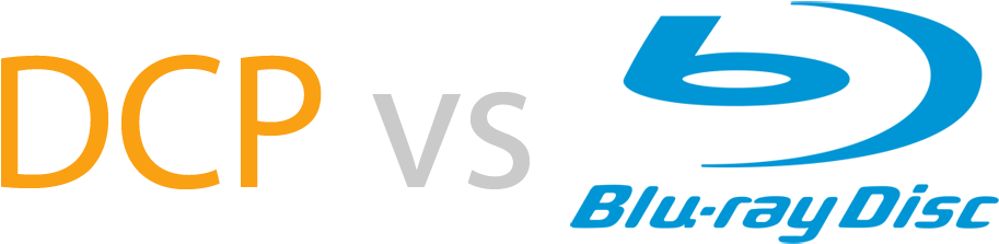 Dcp Vs Blu-ray - Transparent Blu Ray Logo (940x244), Png Download