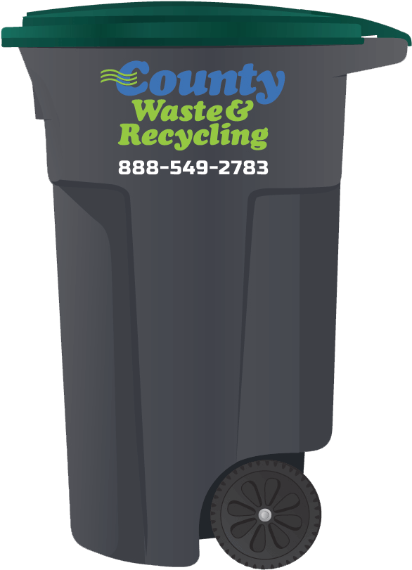 65-gallon Container Garbage Collection Service - Recycling (792x937), Png Download