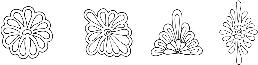 Simple Flower Doodle Makeover - Flower (1000x261), Png Download