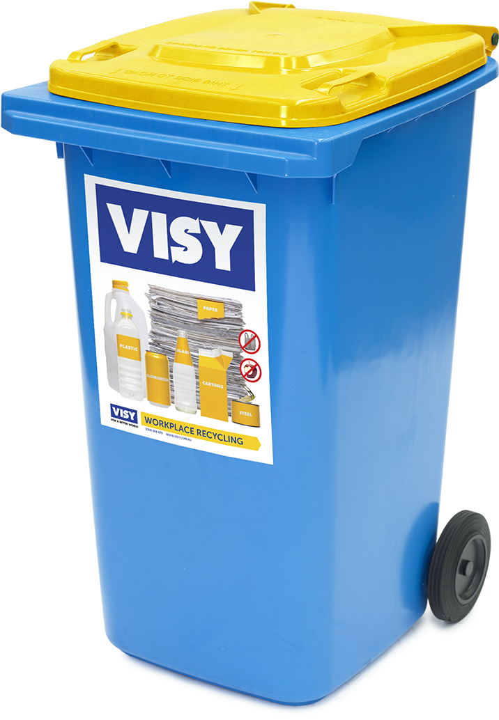 240lt Workplace Recycling (780x1125), Png Download