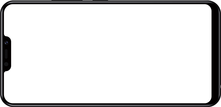 The Massive 88% Screen To Body Ratio Is Made Possible - Wikimedia Commons (900x437), Png Download