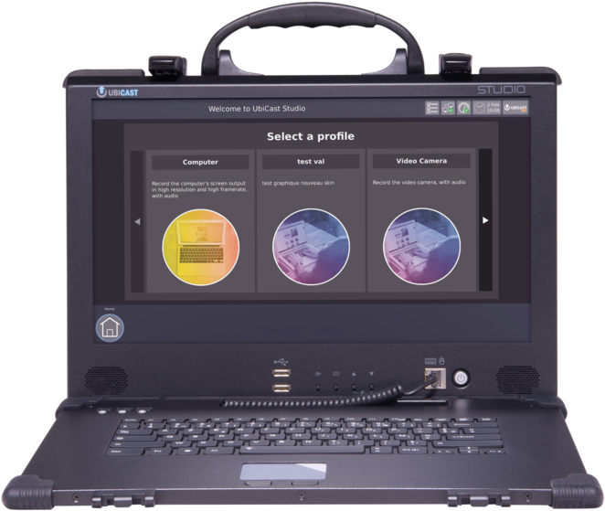 Ubicast Campus Is A Solution Dedicated To Recording - Mobile Phone (720x602), Png Download