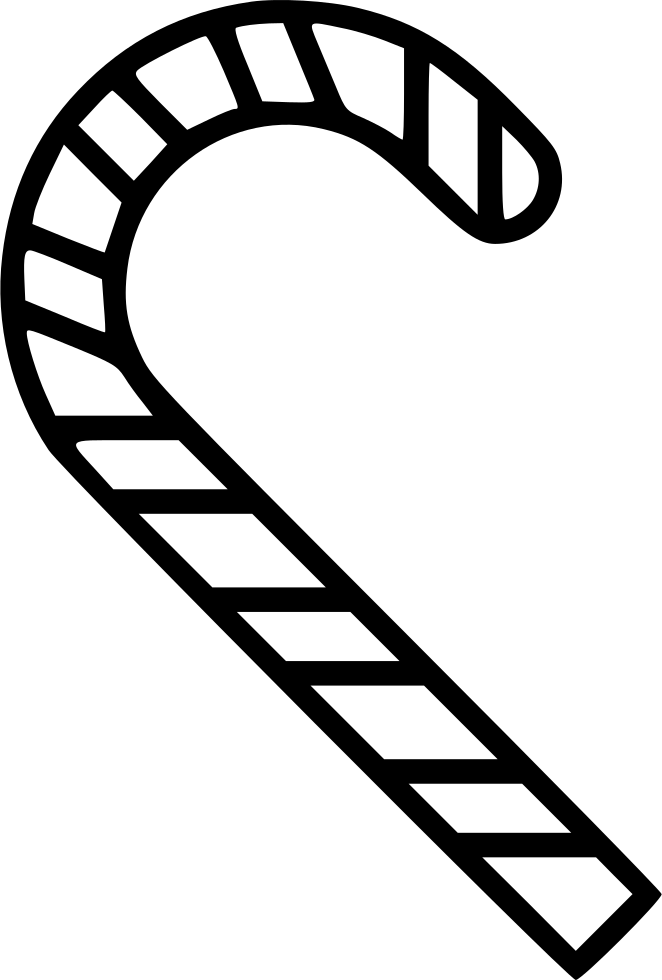 Candy Cane Comments - Iron-on (662x980), Png Download