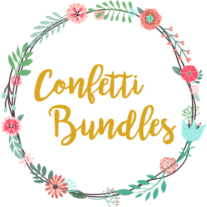 Confetti & Love Bundles Logo - Watercolour Christmas Wreath Png (402x424), Png Download