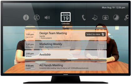 Calendaring Integration - Led-backlit Lcd Display (600x375), Png Download