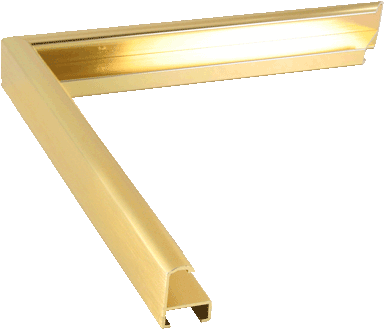 Quick Order Form - Shiny Gold Metal Frame (500x500), Png Download