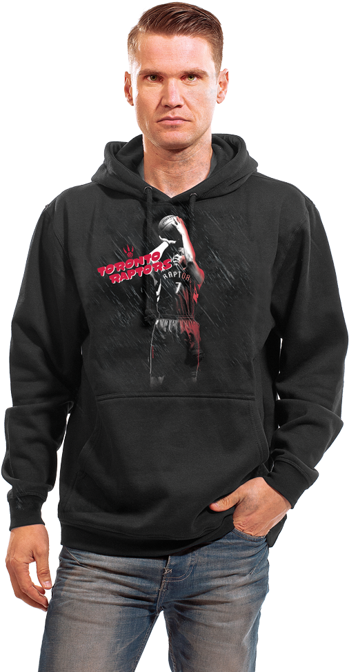 Kyle Lowry Toronto Raptors Sinister Hood Sweater - Levelwear(md) Haut À Capuchon Solidarity Pour Hommes (522x1000), Png Download