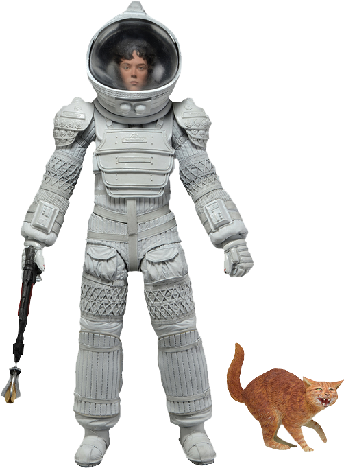 Ripley 7" Action Figure (series 4) - Neca Ripley Spacesuit (502x682), Png Download