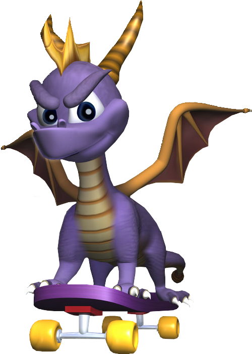 Spyro The Dragon (550x706), Png Download