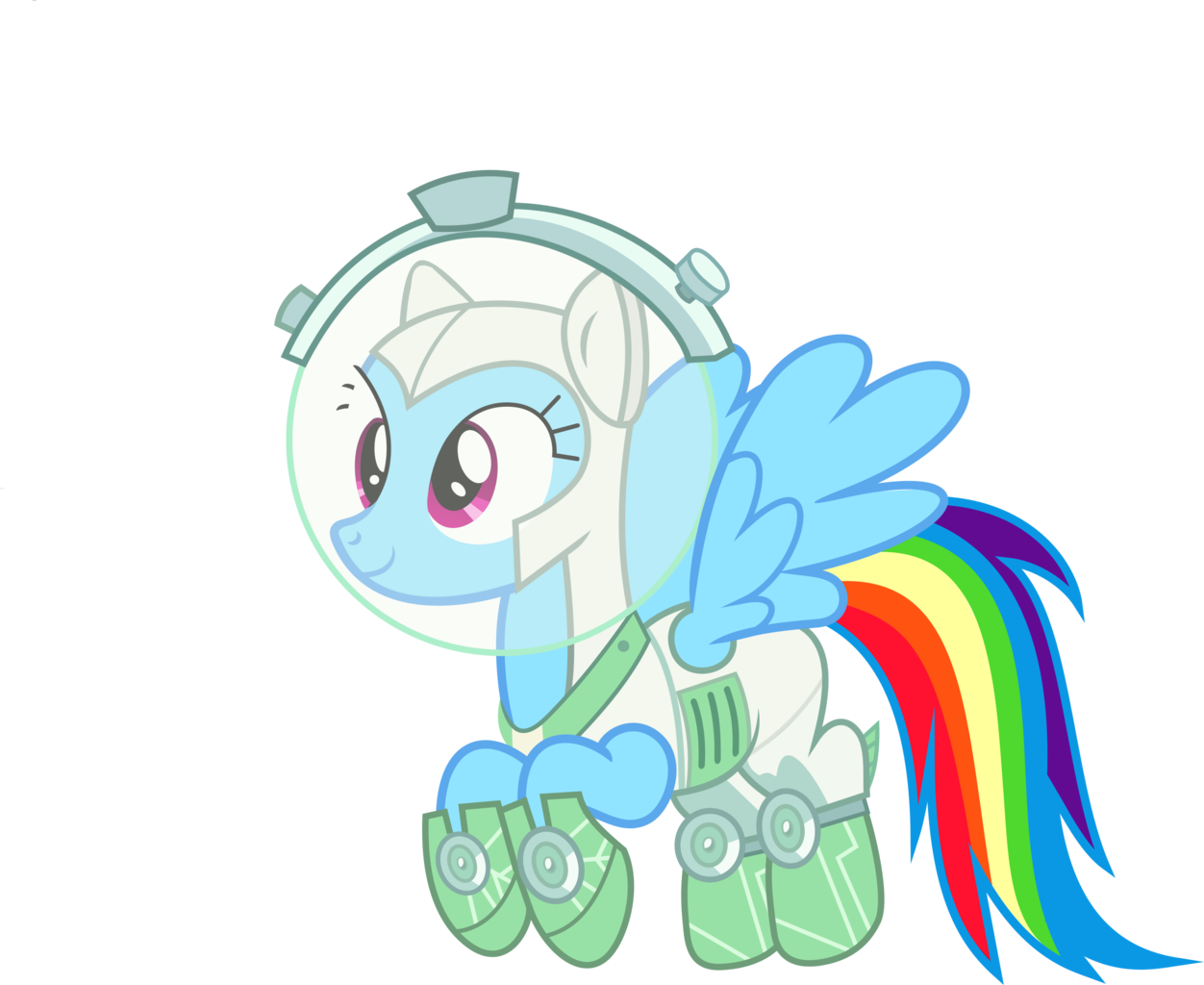 Timelordomega, Astrodash, Astronaut, Clothes, Costume, - Rainbow Dash Nightmare Night (1252x1024), Png Download