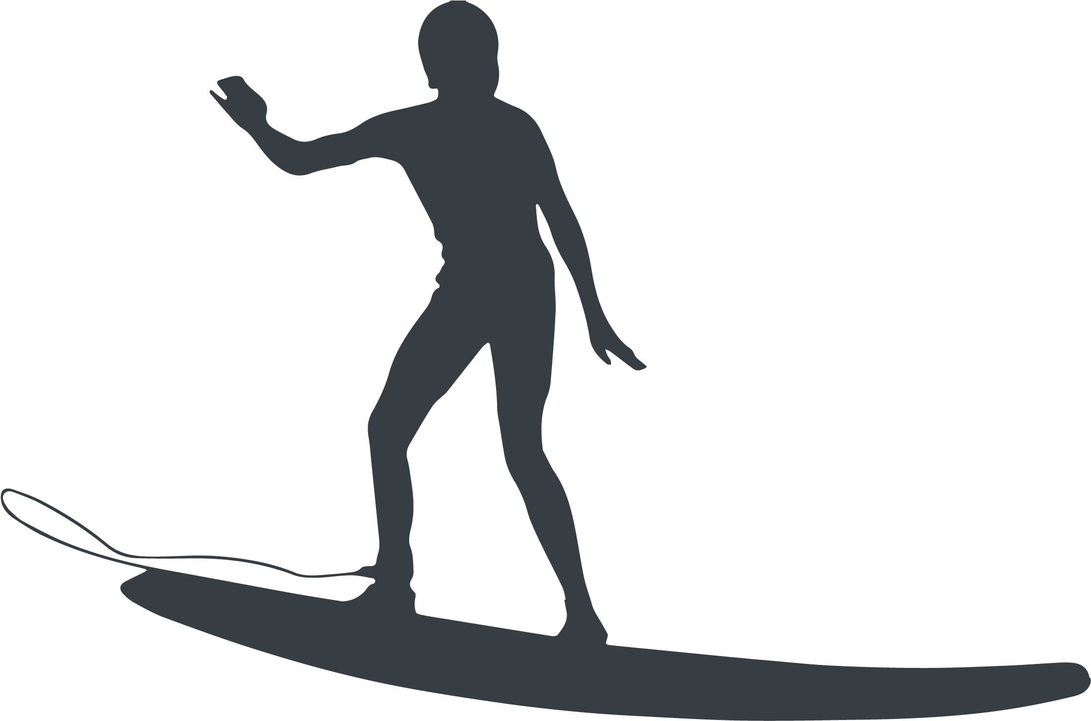 Athlete Silhouette - Athlete (2271x2021), Png Download