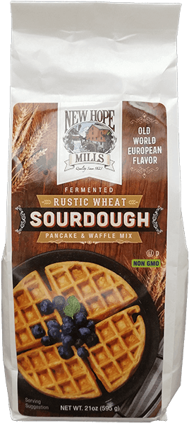 Rustic Wheat Sourdough Pancake Mix - New Hope Mills Rustic Sourdough Pancake & Waffle (600x600), Png Download