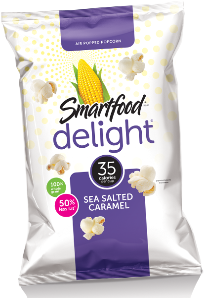 Sea Salted Caramel - Smartfood Delight Sea Salt Caramel (413x601), Png Download