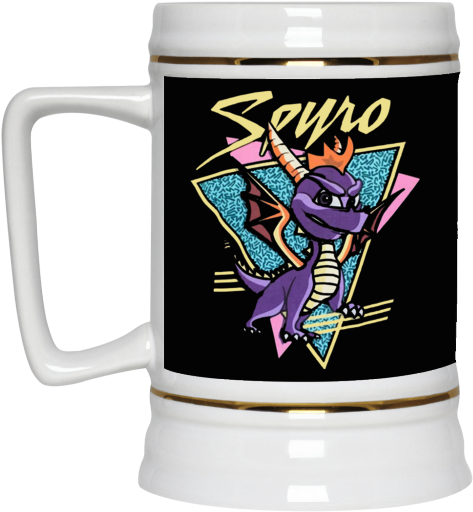 Spyro The Dragon - De Los Muertos (necklaces & Mugs) (1024x1024), Png Download