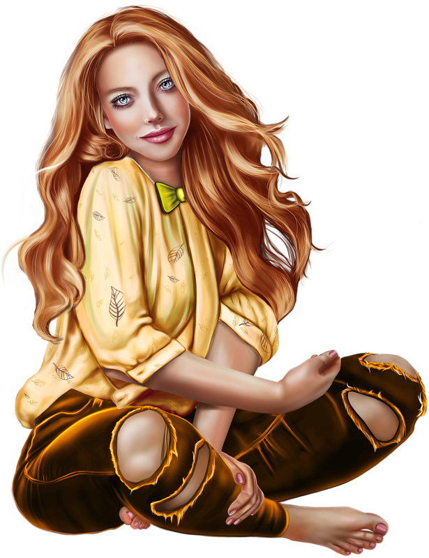 Svg Library Stock Pin Up Cowgirl Clipart - 3d Girl Clip Art (615x800), Png Download