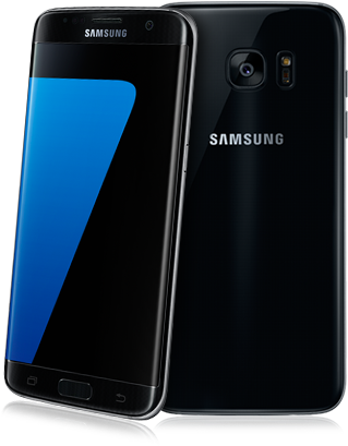Samsung Galaxy S7 Edge - Samsung Galaxy S7 Edge 32gb Black Onyx - (500x600), Png Download