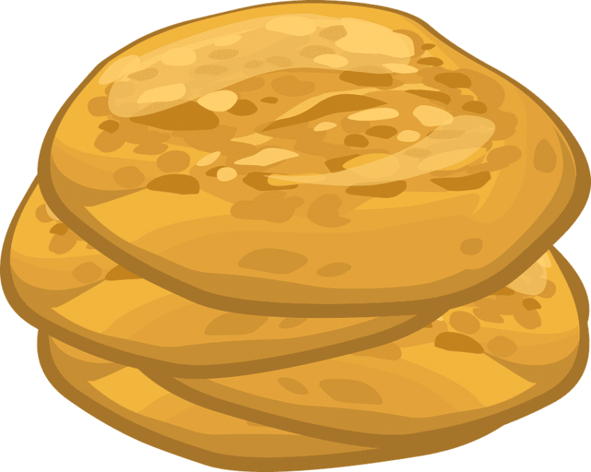 Free Png Pancake Png Images Transparent - Fry Bread Clip Art (850x680), Png Download