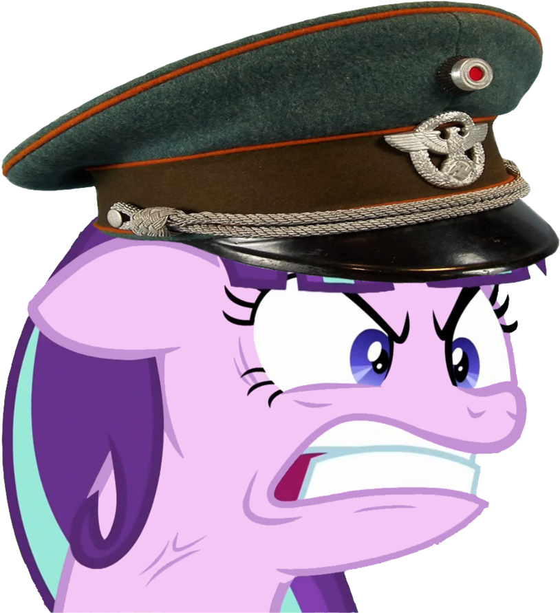 Krewsier, Nazi, Safe, Simple Background, Solo, Starlight - Starlight Glimmer Quiet (872x916), Png Download