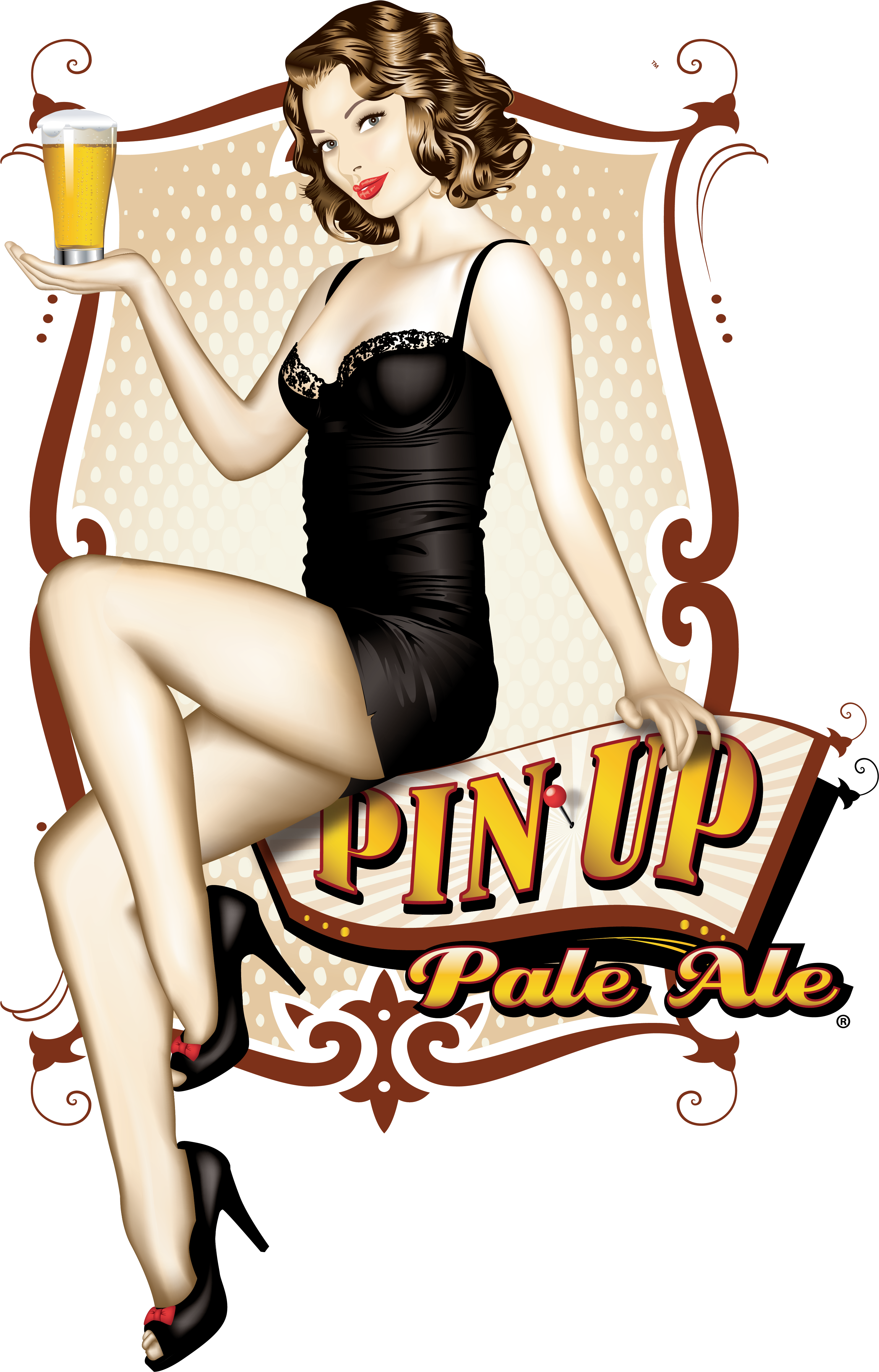 Pinuppaleale Final - Sexy Santa Pin Up Girl Retro Art Print Poster 12x18 (3191x4963), Png Download