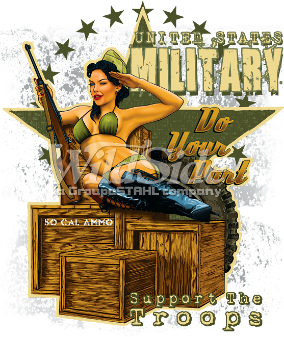United States Military - Support Troops Racerback Veteran Army Military Usa (675x675), Png Download