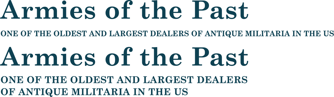 Armies Of The Past One Of The Oldest And Largest Dealers - Armies Of The Past Ltd (1325x387), Png Download