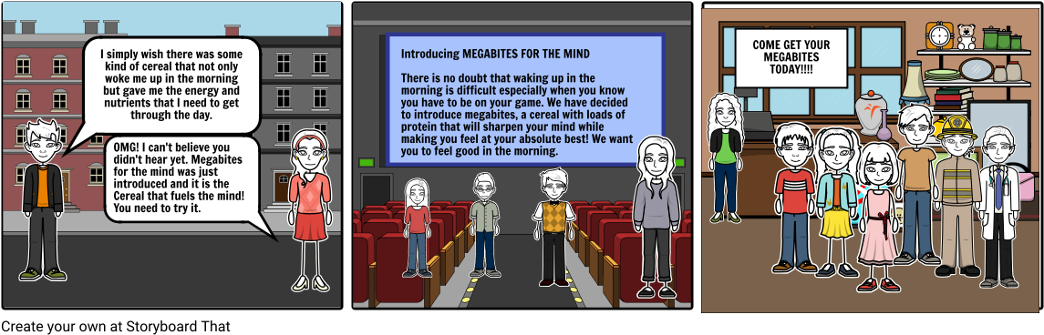 Megabites For The Mind - Cartoon (1164x385), Png Download