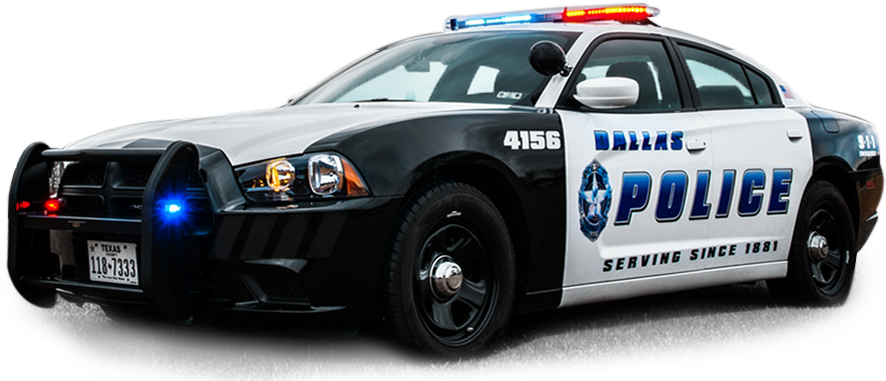 Chicago Police Car Png - Dallas Police Department Car (886x381), Png Download