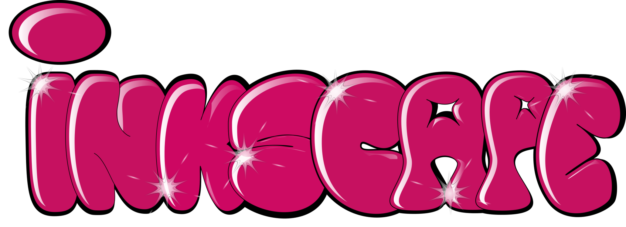 Drawing Cartoon Police Vectorielle Inkscape - ตัว อักษร กราฟฟิก (2062x750), Png Download