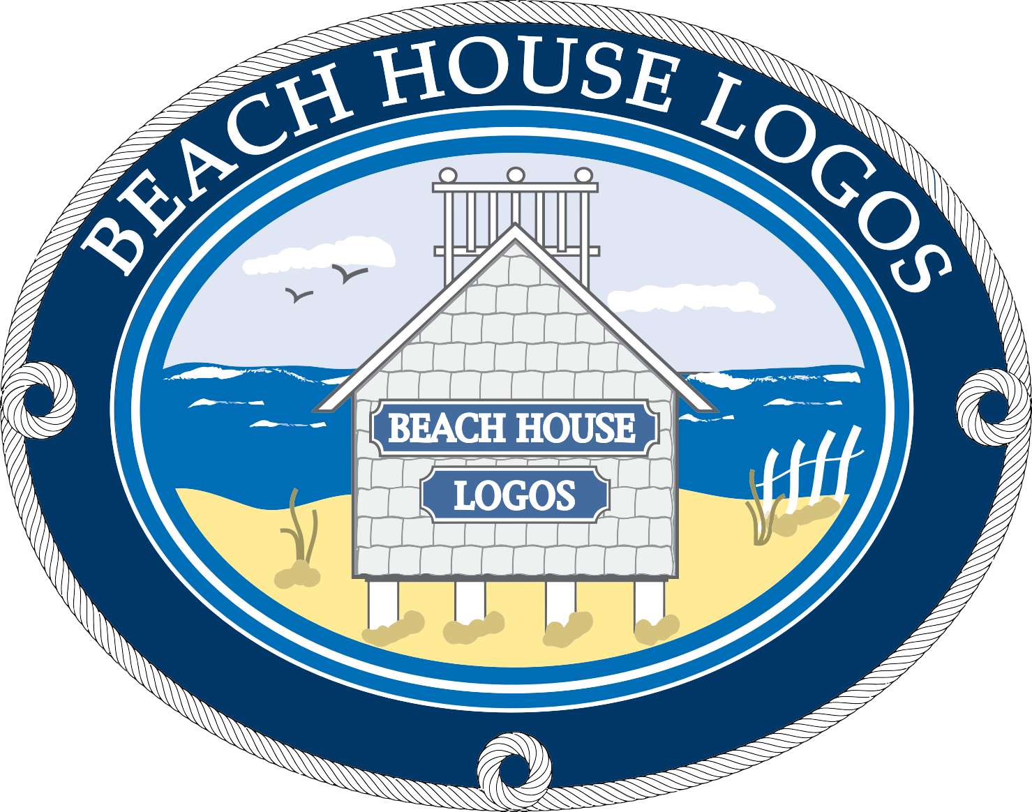 Beach House Logos (1479x1164), Png Download